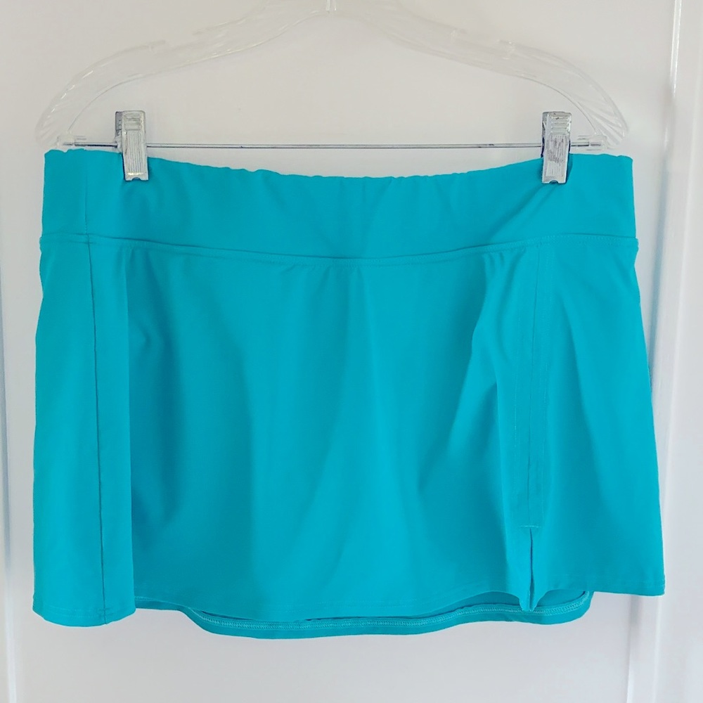 NWOT LANDS END Mini Swim Skirt size 16
